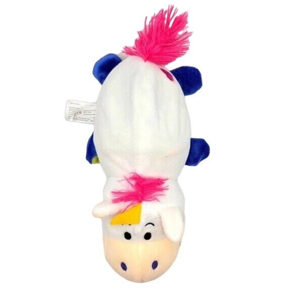 FlipaZoo Reversible Persephone Unicorn Imogen Dragon Plush White Green 14" Wings - Picture 6 of 12